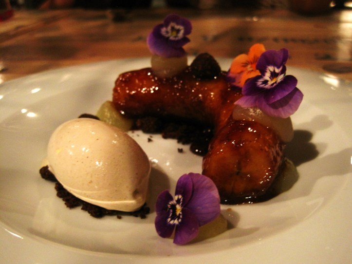 Hare & Grace - another view of the "Braised Banana"