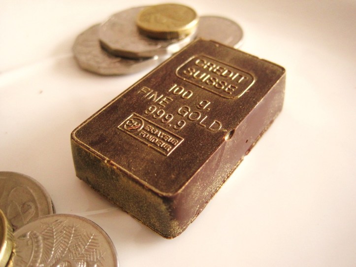 MoMo & Coco's Advent Calendar 2012 - Christmas with Burch & Purchese - close-up of the "Gold Bullion Bars"