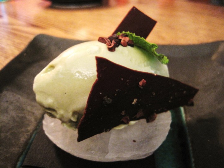 Claremont Tonic - the "Mint Tea Ice Cream"