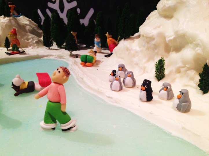 Gingerbread Village by Epicure at the Melbourne Town Hall, December 2012 - the "ice skating rink"