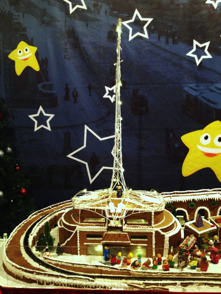 Gingerbread Village by Epicure at the Melbourne Town Hall, December 2012 - the "Arts Centre"