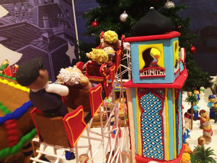 Gingerbread Village by Epicure at the Melbourne Town Hall, December 2012 - the "Luna Park"