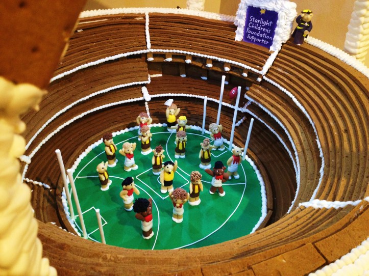 Gingerbread Village by Epicure at the Melbourne Town Hall, December 2012 - the "MCG"
