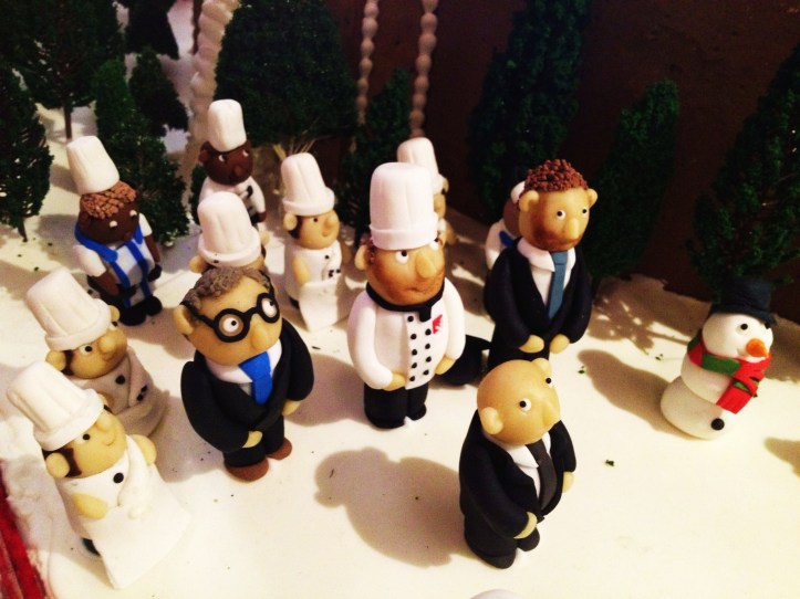 Gingerbread Village by Epicure at the Melbourne Town Hall, December 2012 - the pastry chefs