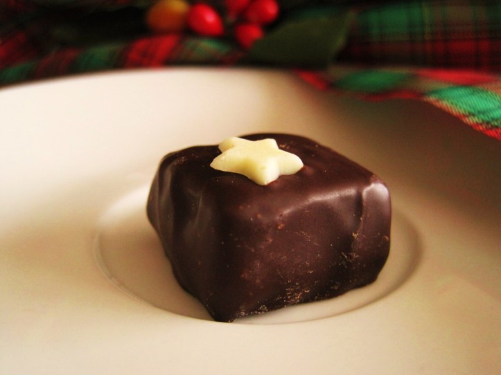 MoMo & Coco's Christmas Dessert Bargain Guide - from Haigh's - the "Marzipan Orange Chocolate"