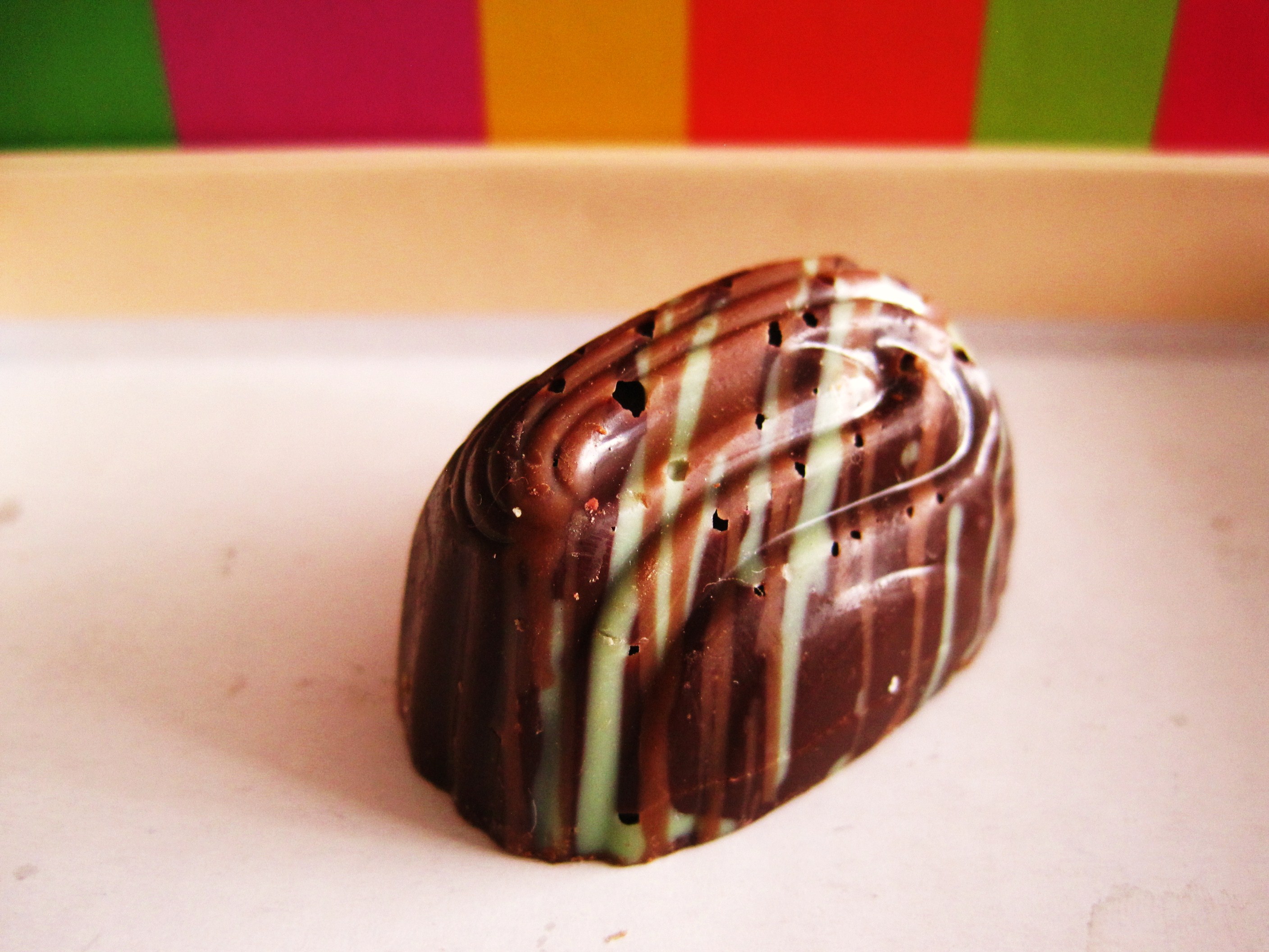 Yarra Valley Chocolaterie and Ice Creamery - the "Jasmine Tea" chocolate bite