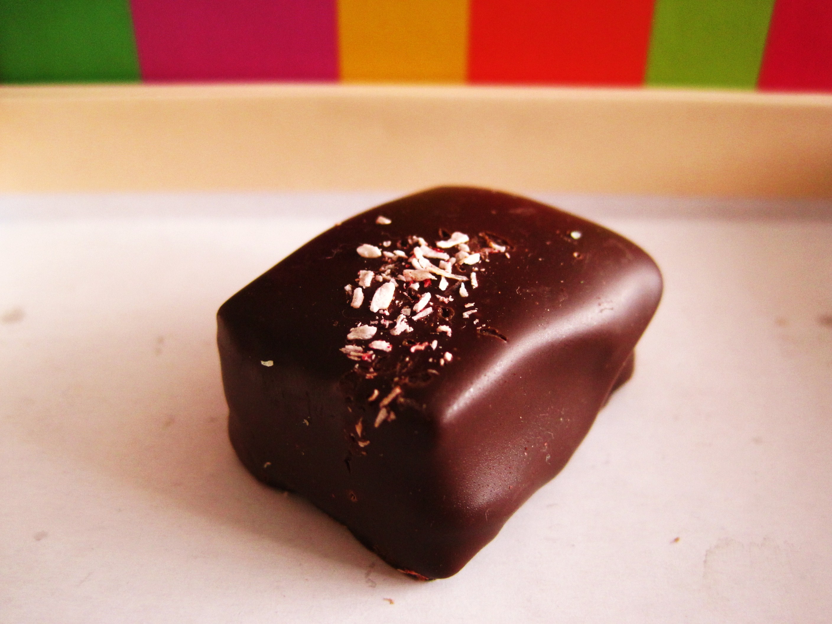 Yarra Valley Chocolaterie and Ice Creamery - the "Pina Colada" chocolate bite