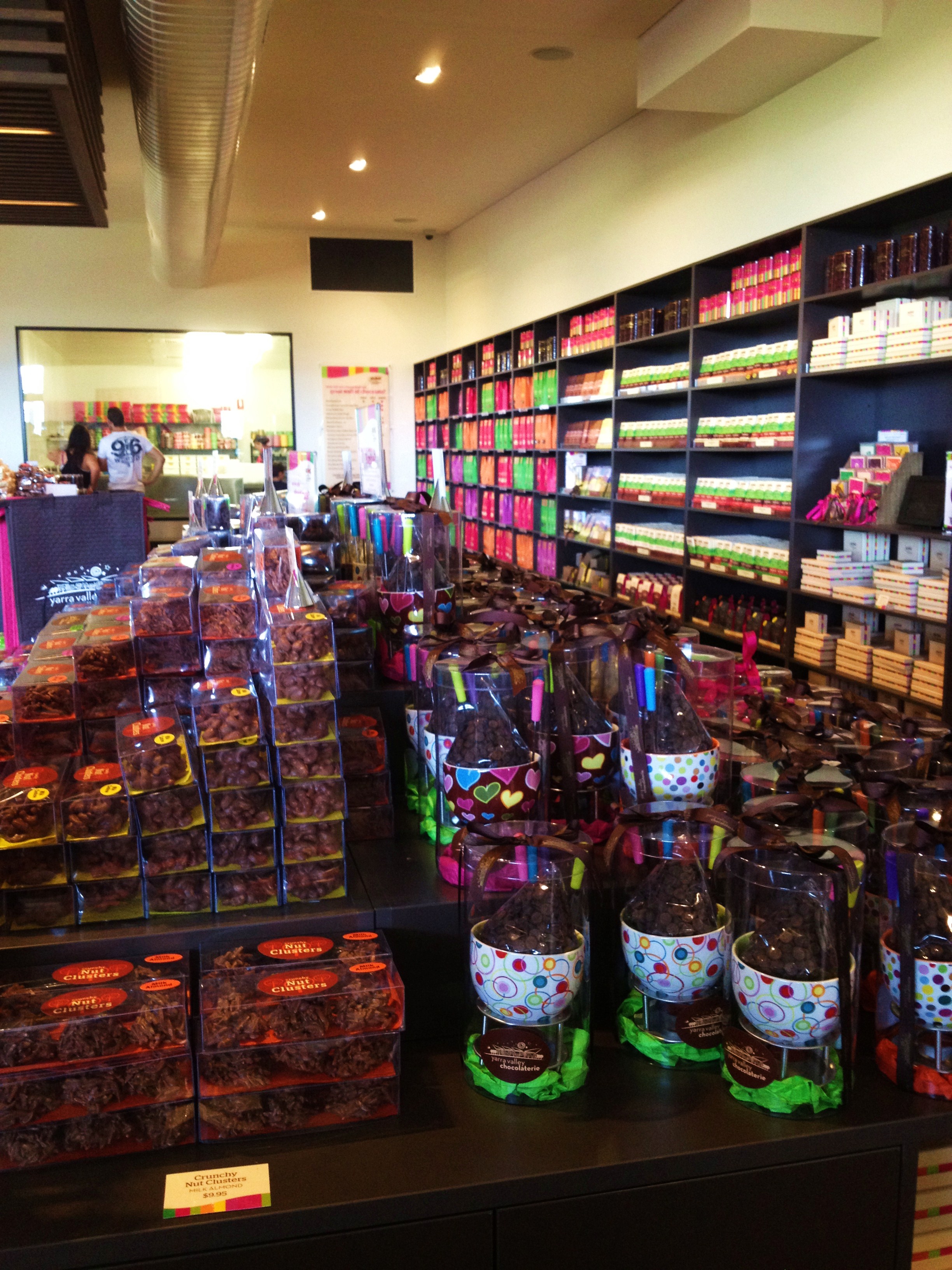 Yarra Valley Chocolaterie and Ice Creamery - the chocolate shop section