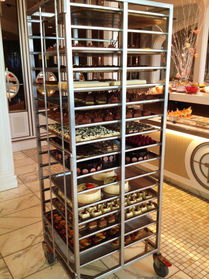 The Conservatory - the dessert trolley for dinner buffet